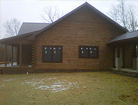 Dale Buckner / OakCreek Builders - December 11, 2010 - Log Home Slideshow